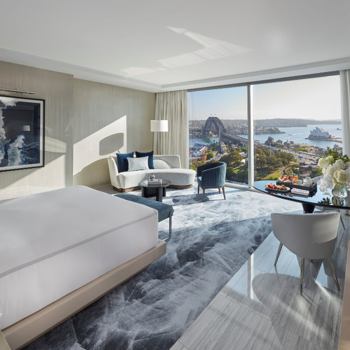 Crown Towers Sydney Opera Studio Room with a view of the Sydney Opera House and Sydney Harbour Bridge