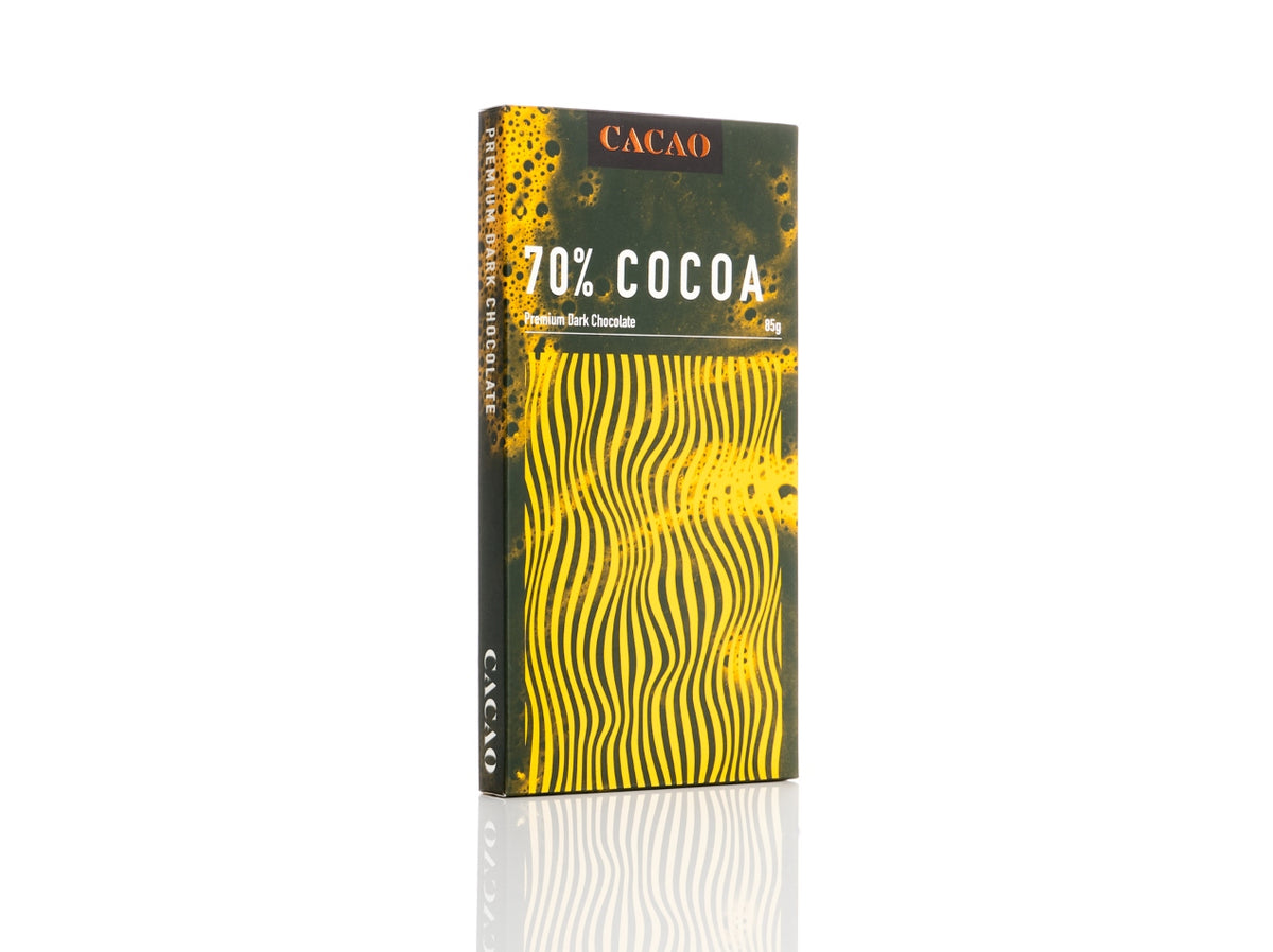 70% Cocoa Dark Chocolate Bar | Premium Chocolate | CACAO Handmade ...