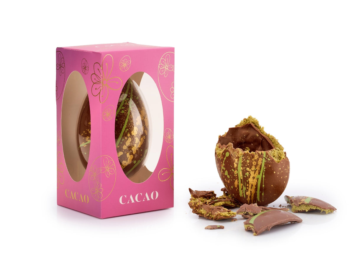 Dubai Style Easter Smash Egg – Pistachio Praline & Knafeh