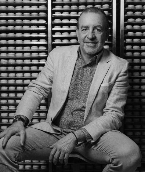 Black and white profile image of Laurent Meric, director of CACAO